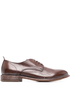 Moma leather lace-up shoes - Brown