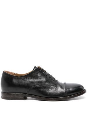 Moma panelled leather Oxford shoes - Black