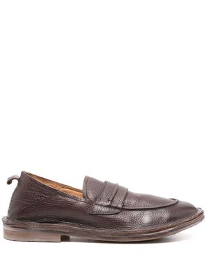 Moma penny-slot leather loafers - Brown