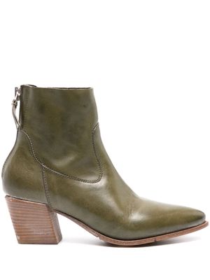Moma Triumph leather boots - Green