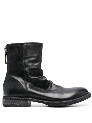 Moma zipped ankle boots - Black