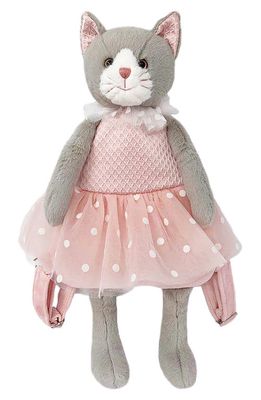 MON AMI Kids' Cat Stuffed Animal Backpack in Pink