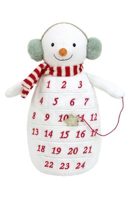 MON AMI Snowman Advent Calendar in White