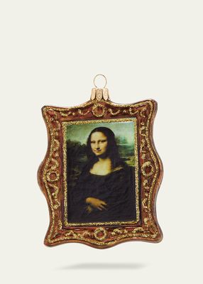 Mona Lisa Christmas Ornament