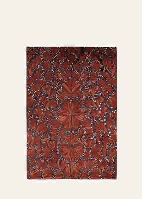 Monarch Fire Hand-Knotted Rug, 8' x 10'