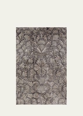 Monarch Smoke Hand-Knotted Rug, 8' x 10'