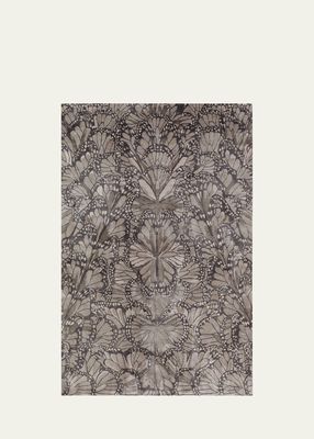 Monarch Smoke Hand-Knotted Rug, 9' x 12'