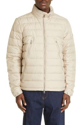 Moncler Alfit Recyled Polyester Down Jacket in Beige