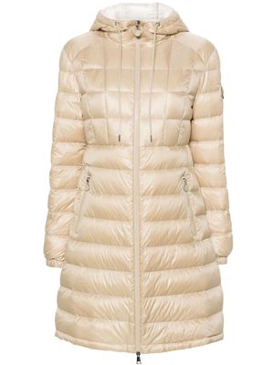 Moncler Amintore hooded down coat - Neutrals