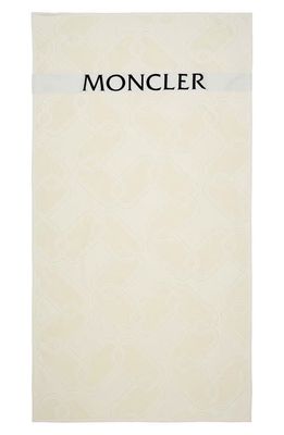 Moncler Archivio DNA Beach Towel in Antique White