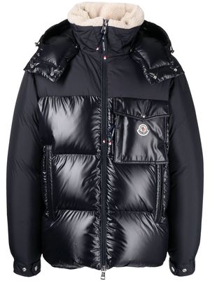 Moncler Bayuda hooded puffer jacket - Blue