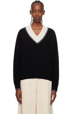 Moncler Black Rib Sweater