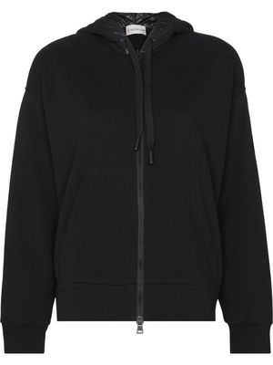 Moncler Born to Protect-print hoodie - Black