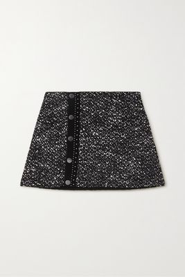Moncler - Bouclé Mini Skirt - Black