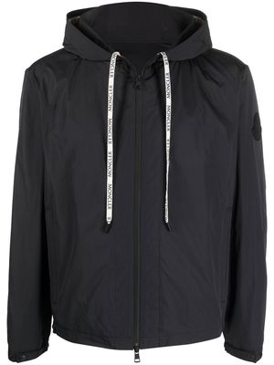 Moncler Carles logo-drawstring hooded jacket - Black