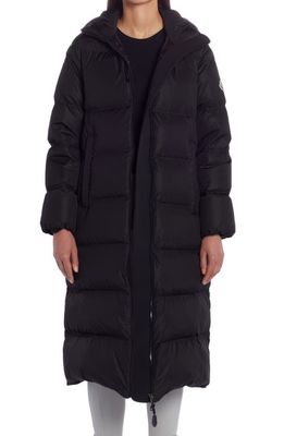 Moncler Catchet Quilted Down Puffer Coat in Black