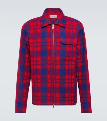 Moncler Checked wool overshirt