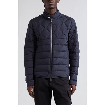 Moncler Choquart Down Puffer Jacket in Greyish Navy