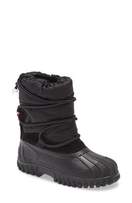 Moncler Chris Faux Fur Lined Waterproof Snow Boot in 999 Black