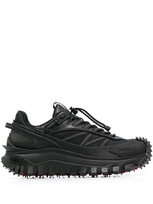 Moncler chunky lace-up sneakers - Black