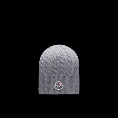 MONCLER COLLECTION Bonnet en cachemire torsadé