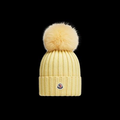 MONCLER COLLECTION Bonnet en laine avec pompon