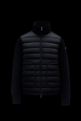 MONCLER COLLECTION Cardigan en laine matelassé