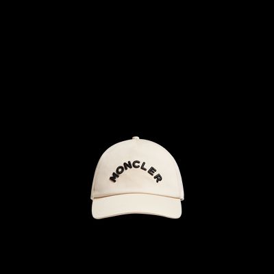 MONCLER COLLECTION Casquette en gabardine à logo brodé