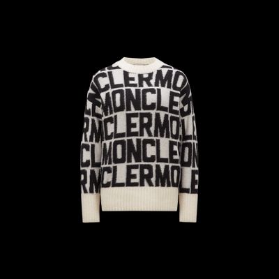 MONCLER COLLECTION Pull en jacquard de laine à logo