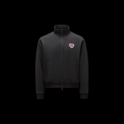 MONCLER COLLECTION Sweat zippé à motif Moncoeur