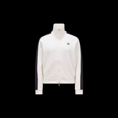 MONCLER COLLECTION Sweat zippé en piqué