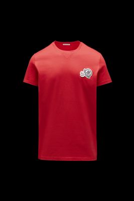 MONCLER COLLECTION T-shirt à empiècement double logo