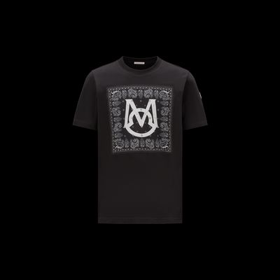 MONCLER COLLECTION T-shirt à motif bandana