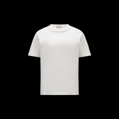 MONCLER COLLECTION T-shirt incrusté de cristaux