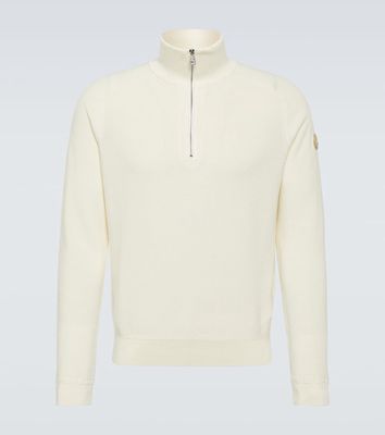 Moncler Cotton and cashmere turtleneck sweater