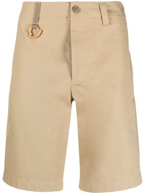 Moncler cotton bermuda shorts - Neutrals