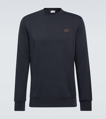 Moncler Cotton-blend jersey sweatshirt