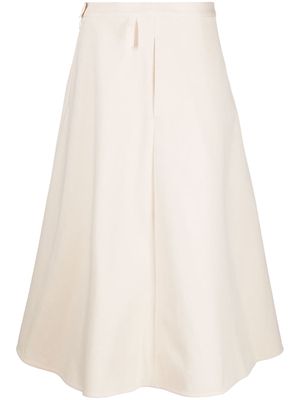 Moncler cotton midi skirt - Neutrals