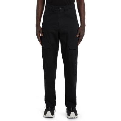 Moncler Cotton Stretch Gabardine Cargo Trousers in Black at Nordstrom, Size 32 Us