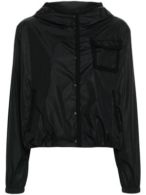 Moncler Dardano crochet-trim jacket - Black