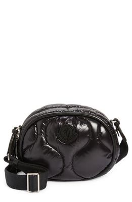 Moncler Delilah Quilted Nylon Crossbody Bag in Black