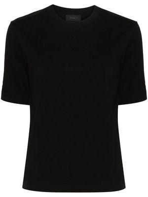 Moncler embossed-logo cotton T-shirt - Black