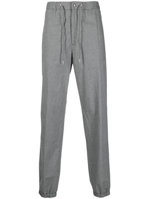 Moncler embossed-logo trackpants - Grey
