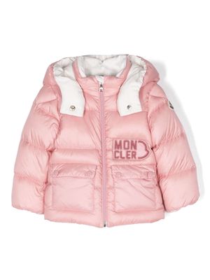 Moncler Enfant Abbaye hooded padded jacket - Pink