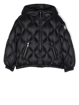 Moncler Enfant Anothon hooded puffer jacket - Black