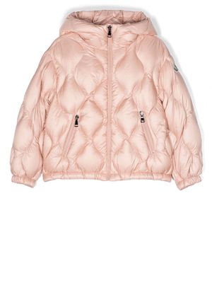 Moncler Enfant Anothon hooded puffer jacket - Pink