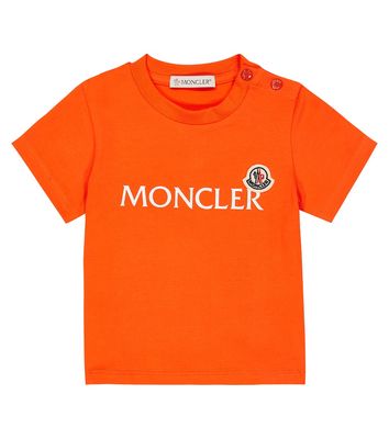 Moncler Enfant Baby logo cotton jersey T-shirt