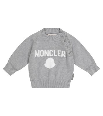 Moncler Enfant Baby logo cotton sweater
