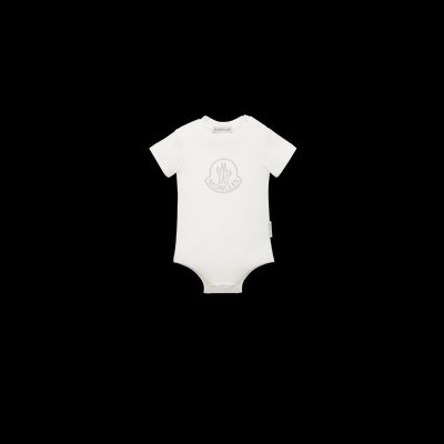 MONCLER ENFANT Body à logo brodé