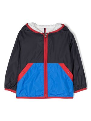 Moncler Enfant Burhow lightweight hooded jacket - Blue